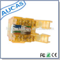 Aucas fancy rj45 modular jack/cat5e keystone jack wholesale price